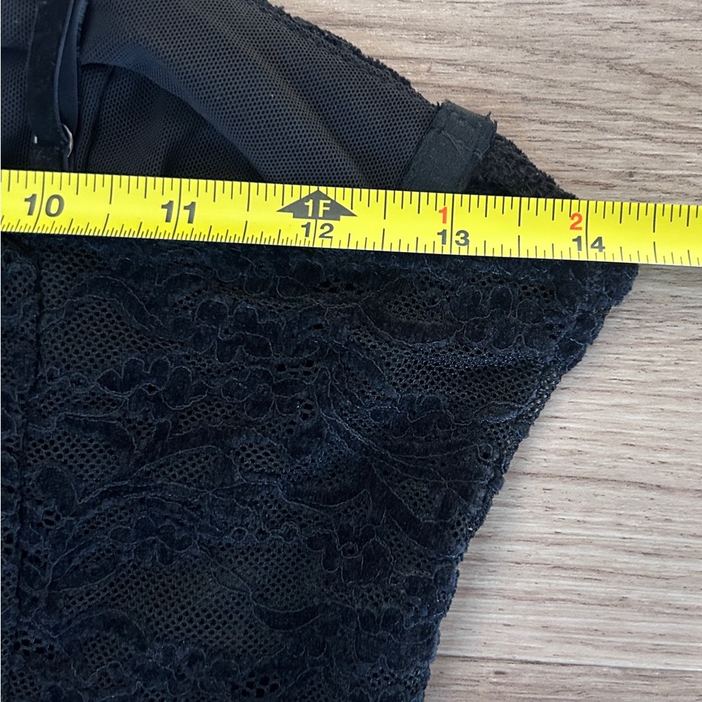 ASTR The Label Structured Lace Bodysuit Black Size Small Underwire - Picture 7 of 7
